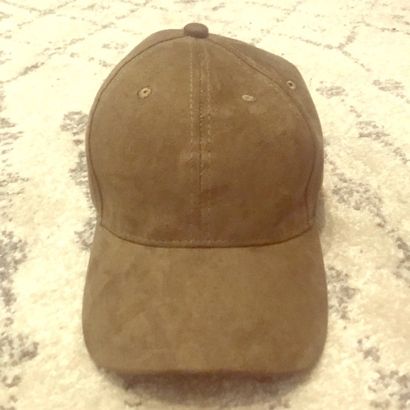 Altar'd State Accessories - Altar’d State forest green suede baseball hat